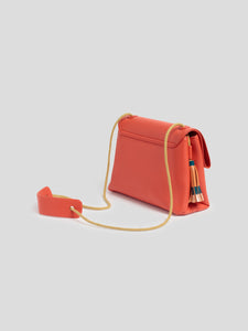 Nice Things Summer bag with tassle in Orange