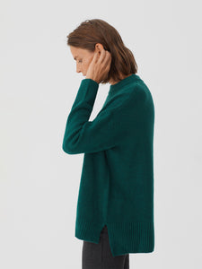 Nice Things Oversized jumper in Forest Green