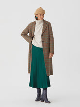 Load image into Gallery viewer, Nice Things Midi Satin bias cut skirt in Forest Green
