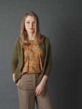 Load image into Gallery viewer, Indi &amp; Cold jacket knit with pocket detail in Olive
