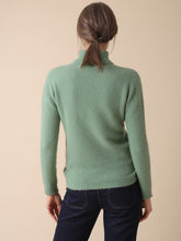 Load image into Gallery viewer, Indi &amp; Cold Roll neck Mohair knit in Verde
