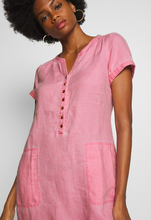 Load image into Gallery viewer, Part Two Aminas linen dress in Fresh pink - CW CW 
