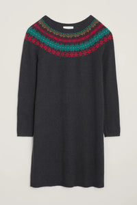 Seasalt Centrepiece knitted dress Ripe berry Onyx Mix