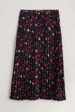 Load image into Gallery viewer, Seasalt Heatherbank pleated skirt Fairy Light Spot Onyx
