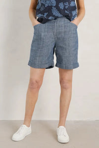 Seasalt Penderleith Shorts Mid Indigo Wash