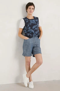 Seasalt Penderleith Shorts Mid Indigo Wash