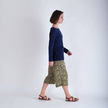 Load image into Gallery viewer, Bibico Mila printed paisley culottes in Olive
