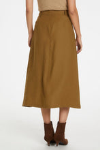 Load image into Gallery viewer, Part Two Boa casual belted A-line skirt in Butternut - CW CW 
