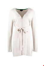 Load image into Gallery viewer, Zilch Long line belted bamboo cardigan in Sand - CW CW 
