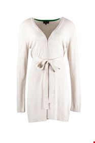 Zilch Long line belted bamboo cardigan in Sand - CW CW 