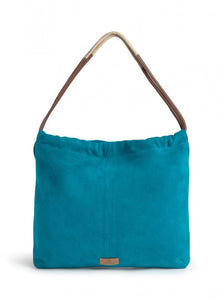 Nice things Cornely dots Suede leather hobo bag in Dark Turquoise - CW CW 