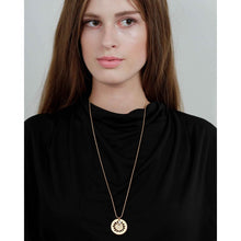 Load image into Gallery viewer, Dansk Copenhagen Daisy mini pendant adjustable necklace in Silver - CW CW 
