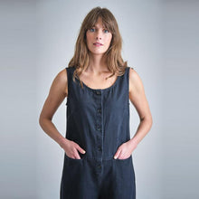 Load image into Gallery viewer, Bibico Evelyn jumpsuit in Black Denim
