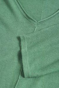 Part Two Hido linen blend lightweight knit jumper in Green - CW CW 