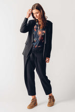 Load image into Gallery viewer, SKFK Alai notch front stylish one button blazer in Black
