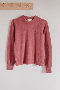 ese O ese Teddy cosy knit jumper in Lovely Rose