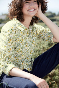 Seasalt Larissa shirt in Spring border dill - CW CW 