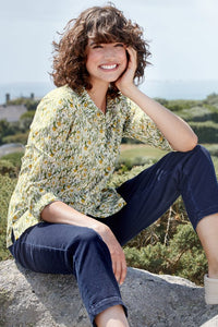 Seasalt Larissa shirt in Spring border dill - CW CW 