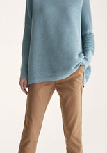 Load image into Gallery viewer, Paisie Ribbed oversize jumper in Duck Egg - CW CW 
