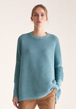 Load image into Gallery viewer, Paisie Ribbed oversize jumper in Duck Egg - CW CW 
