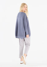 Load image into Gallery viewer, Paisie Ribbed oversized jumper in Indigo - CW CW 
