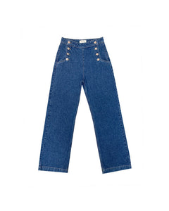 Grace & Mila 60 Moyen jeans Denim Bleu