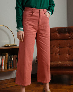 Grace and Mila Emilien cropped casual trouser Rose