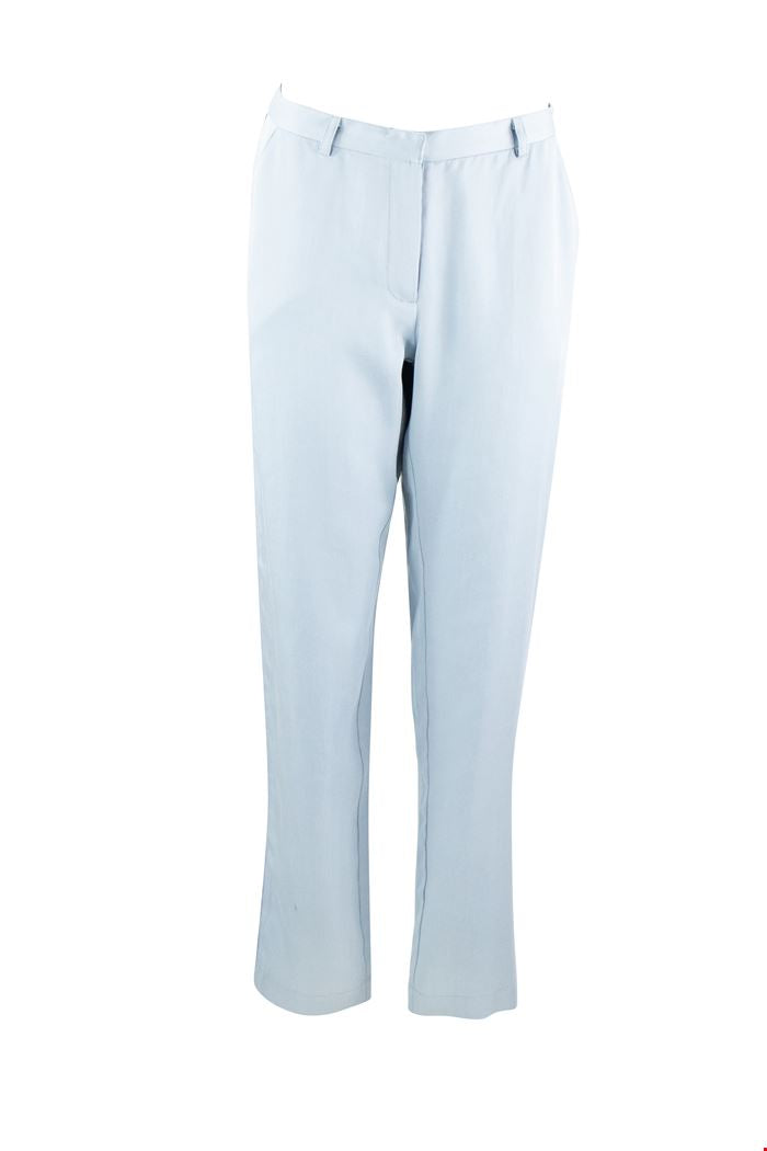 Zilch Tencel pants with sideseam piping detail in Heaven Blue - CW CW 
