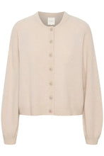 Load image into Gallery viewer, Part Two Rasmina shaped collar cardigan Perfectly Pale
