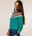 Eribe Alpine short  Merino wool sweater Emerald