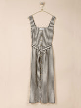 Load image into Gallery viewer, Indi &amp; Cold Striped pinafore style dress in Black - CW CW 
