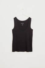 Load image into Gallery viewer, ese O ese Blonda lace vest Black
