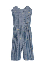 Load image into Gallery viewer, SKFK Aiora tie back jumpsuit in printed Chambray blue - CW CW 
