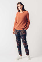 Load image into Gallery viewer, SKFK Hize autumnal print sateen trousers in Black Multi
