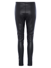 Load image into Gallery viewer, Great Plains Ania Faux leather skinny trousers in Black
