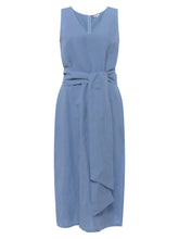 Load image into Gallery viewer, Great Plains Milo belted summer dress in Riviera Blue
