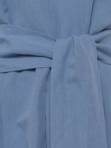 Great Plains Milo belted summer dress in Riviera Blue
