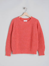 Load image into Gallery viewer, Indi &amp; Cold Fisherman knit rib jumper Soft Pink
