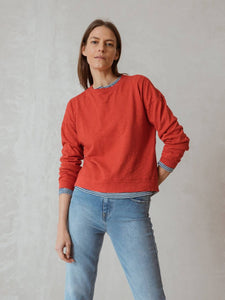 Indi & Cold Organic cotton sweatshirt Rojo