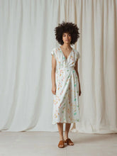 Load image into Gallery viewer, Indi &amp; Cold Arty watercolour wrap print dress
