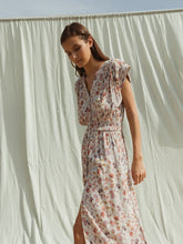 Load image into Gallery viewer, Indi &amp; Cold Fungi feminine print dress Mulberry
