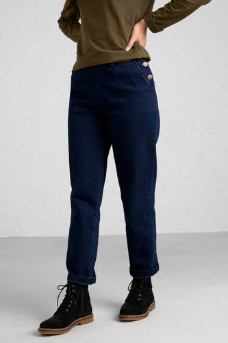 Seasalt Waterdance washed denim jeans in Indigo Wash - CW CW 